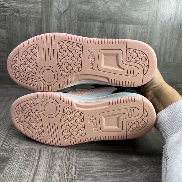 Puma Rebound Layup Women's size 5.5 Black Pink Midtop Shoes 394891-40 - Picture 7 of 8